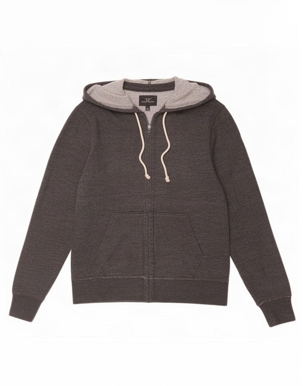 Maglione con cappuccio e zip da uomo Gap piccolo in cotone grigio