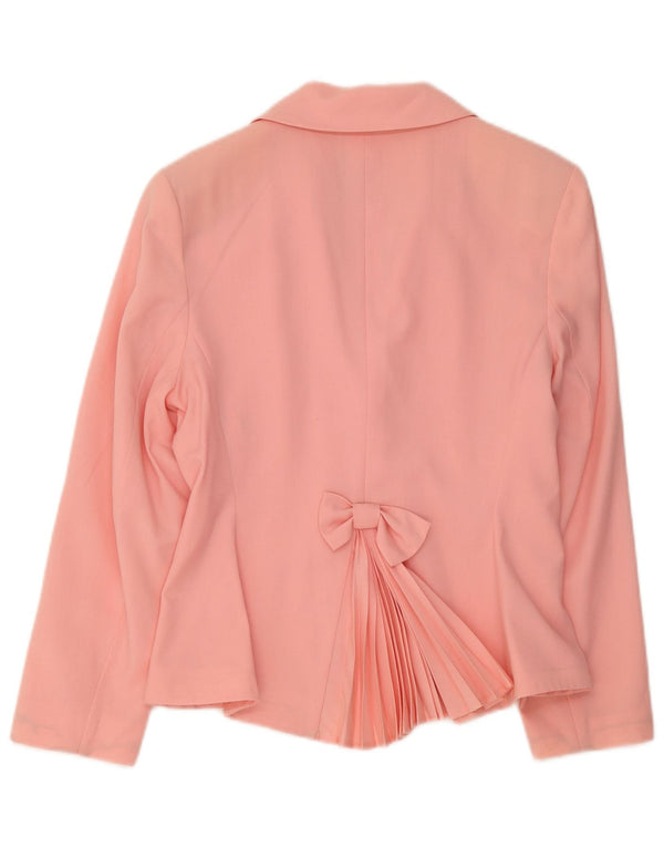 Giacca Blazer Doppiopetto Bambina Laura Biagiotti 13-14 Anni Lana Rosa