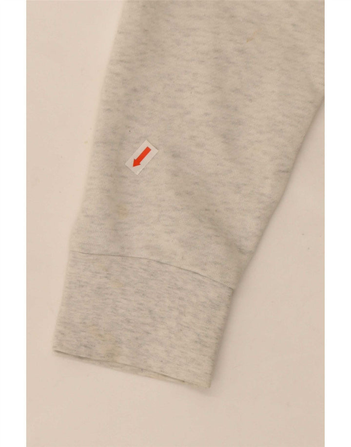Felpa grafica da donna Adidas Jumper UK 8 Small Grey Flecked