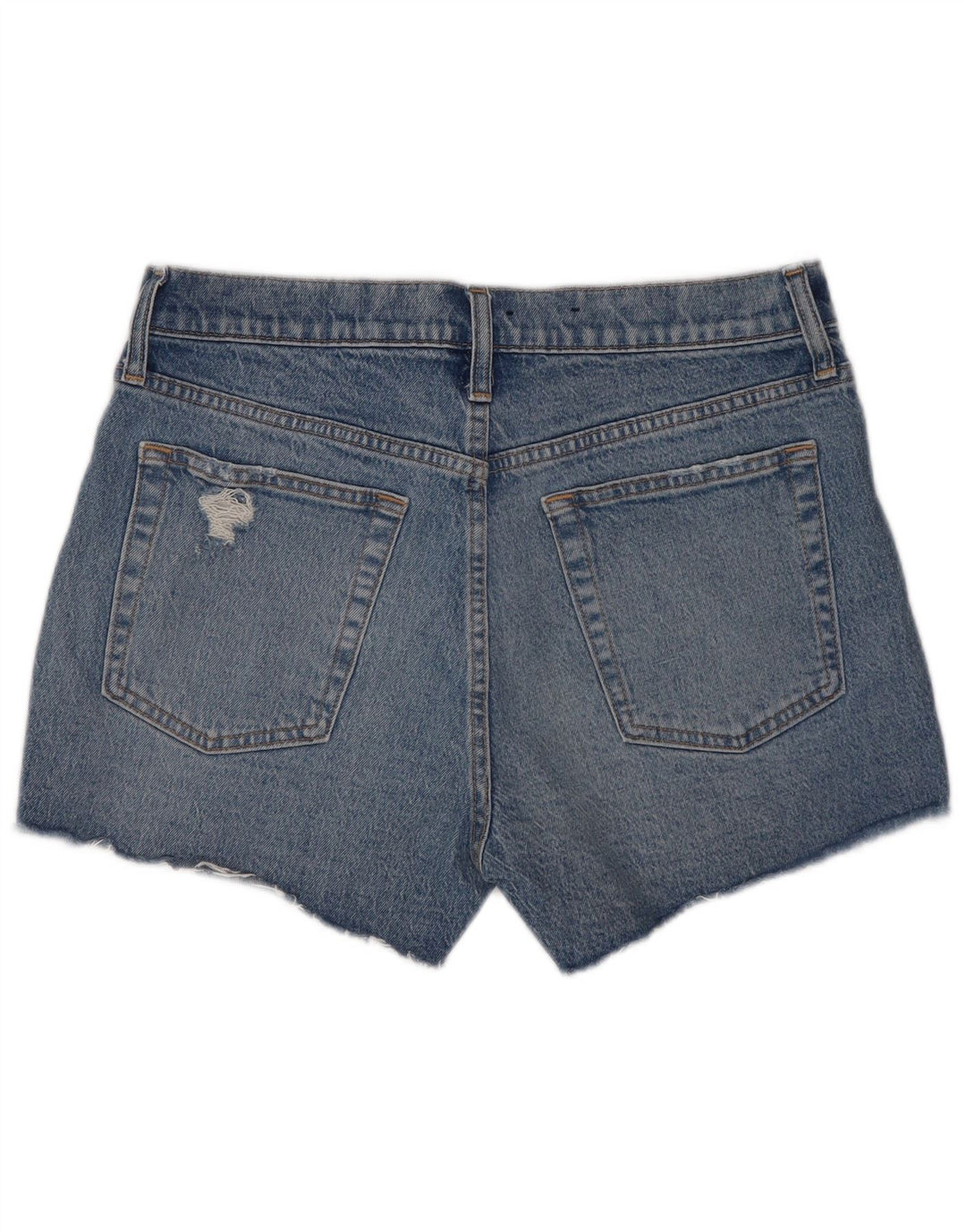 Pantaloncini di jeans invecchiati Gap da donna W30 cotone blu medio