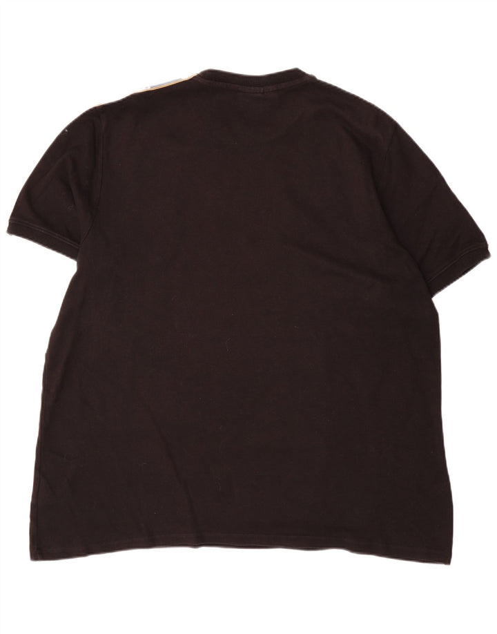 T-shirt grafica da uomo Fila Top 2XL cotone nero