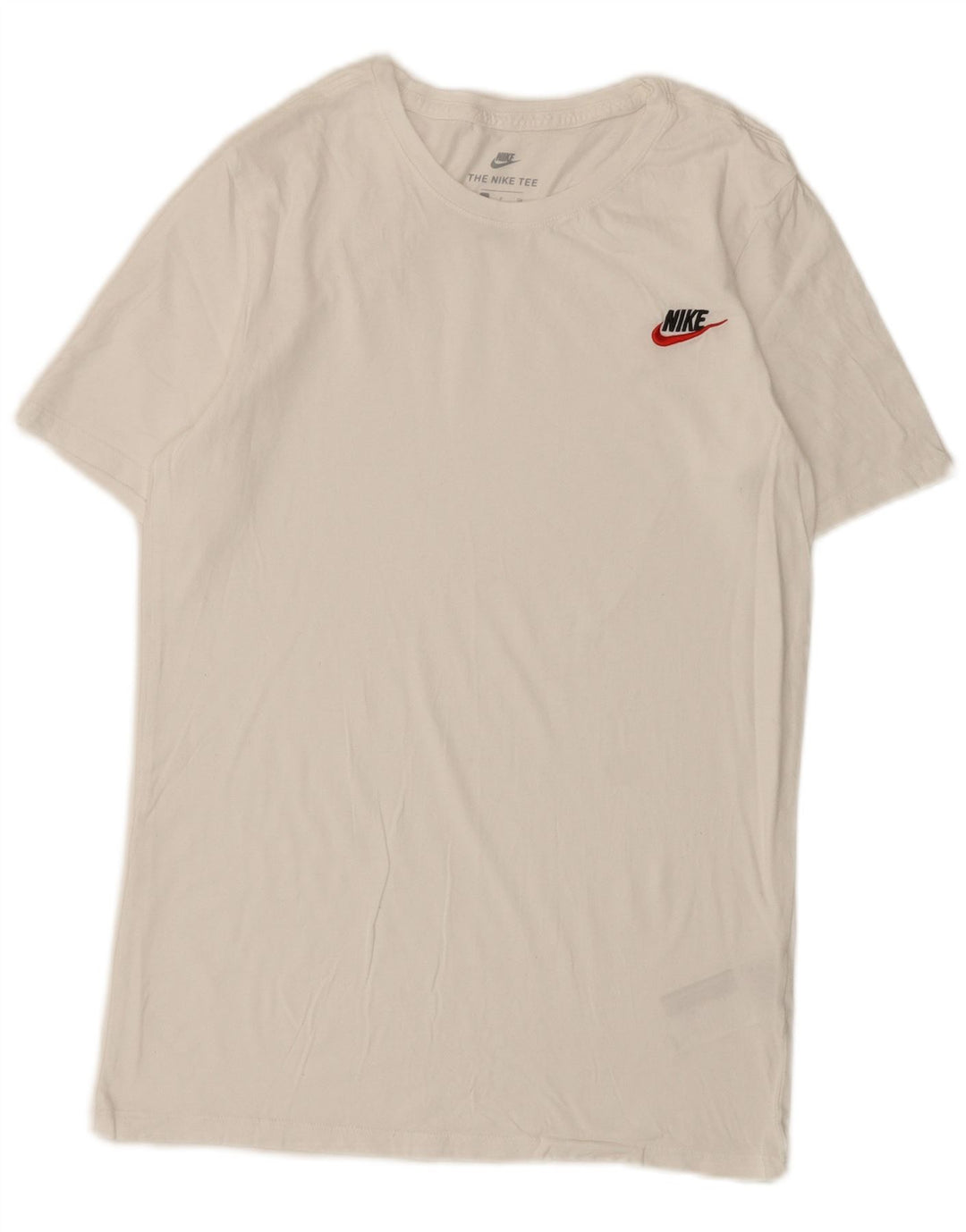 T-shirt Nike da uomo dal taglio atletico, piccola, in cotone bianco