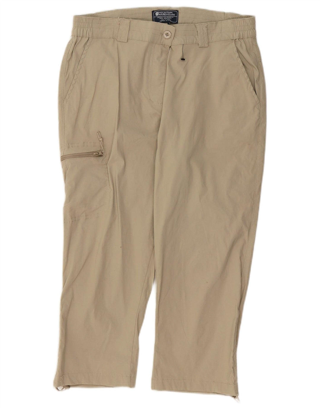 Pantaloni capri cargo da donna Mountain Warehouse UK 12 medi W30 L19 Beige