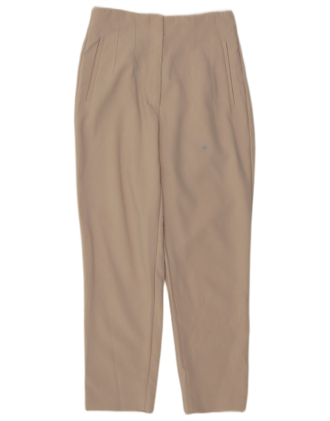 Pantaloni casual affusolati da donna Zara medi W28 L26 poliestere beige