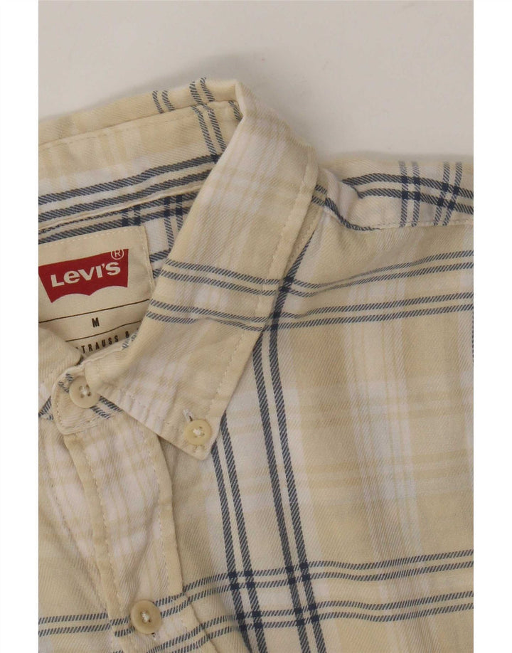 Camicia da uomo Levi's a quadri gialli medi