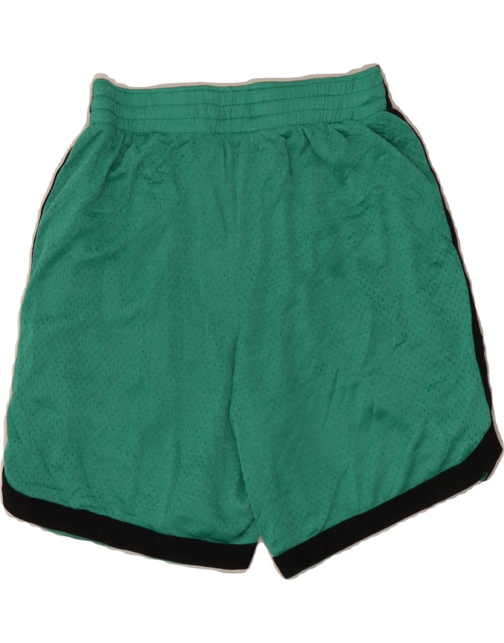 CHAMPION Womens Sport Shorts UK 8 Small Green Colourblock Polyester Vintage Champion and Second-Hand Champion from Messina Hembry 