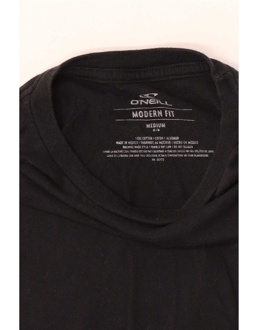 T-shirt grafica da uomo O'Neill Modern Fit Top in cotone nero medio
