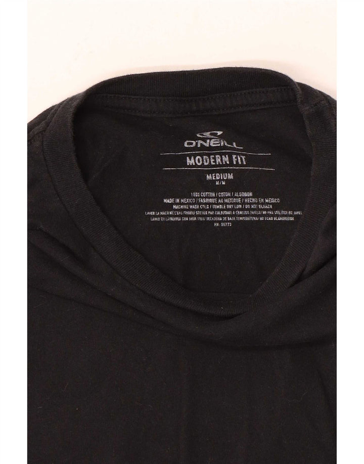 T-shirt grafica da uomo O'Neill Modern Fit Top in cotone nero medio