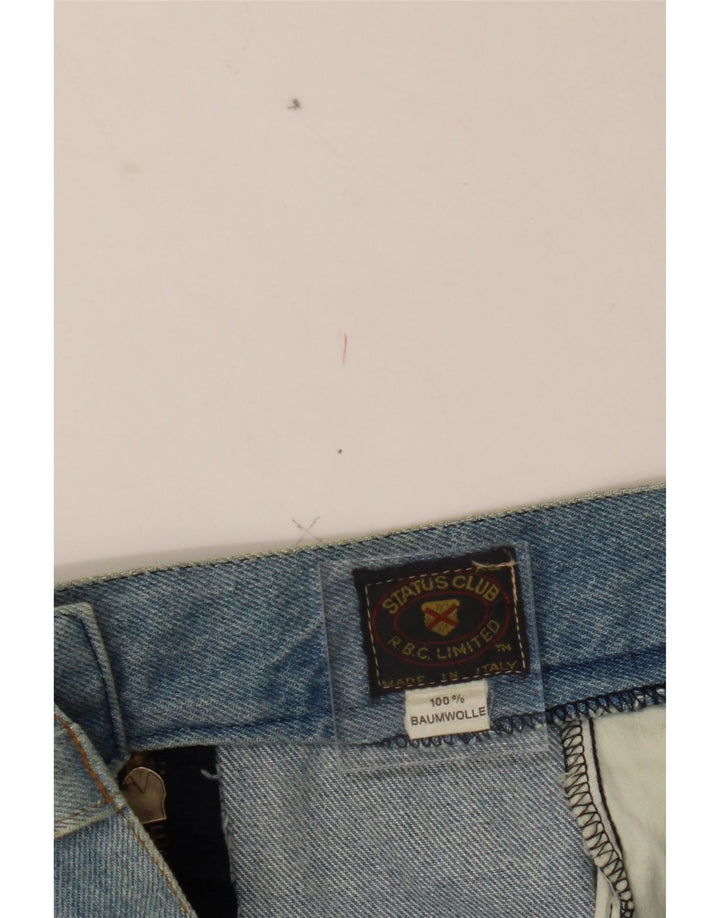 VINTAGE Womens Denim Skirt W30 Medium Blue Cotton Vintage Vintage and Second-Hand Vintage from Messina Hembry 