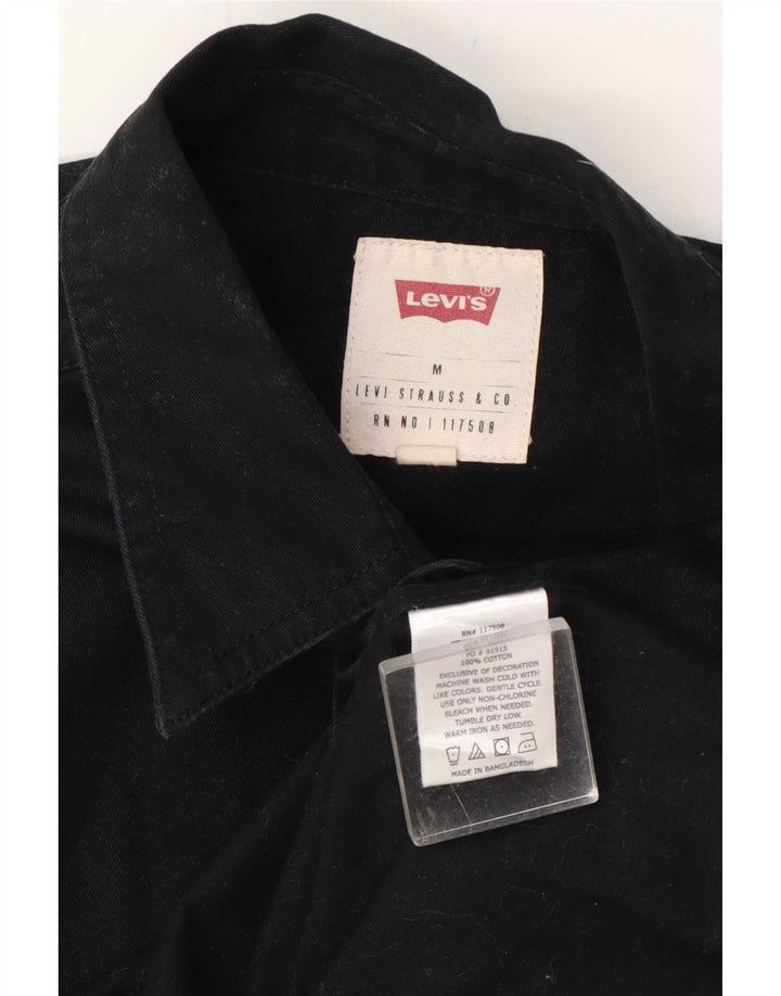 Camicia Levi's da uomo in cotone nero medio