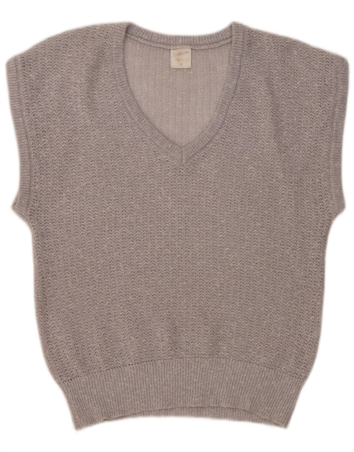 Canotta da donna vestibilità ampia Strickmoden EU 40 argento medio