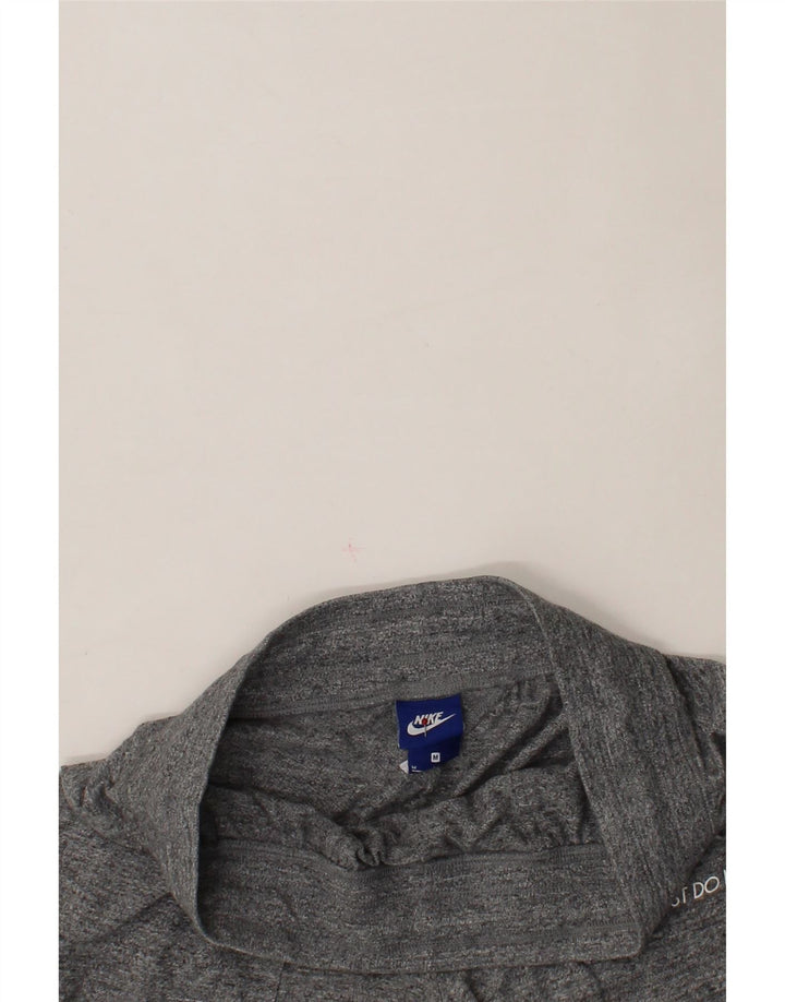 NIKE Womens Sport Shorts UK 12 Medium  Grey Flecked Polyester Vintage Nike and Second-Hand Nike from Messina Hembry 