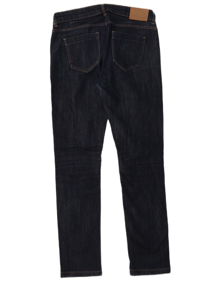 Jeans skinny da donna a vita media ZARA EU 40 medio W30 L30 blu navy