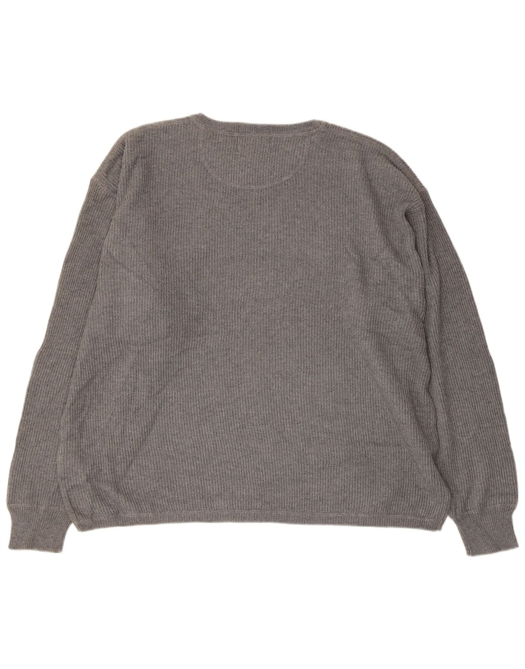 EDDIE BAUER Maglione girocollo da uomo XL in cotone grigio