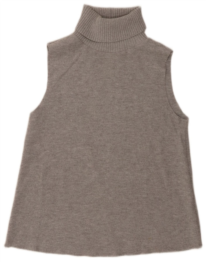 Canotta da donna Zara UK 12 Poliestere grigio medio
