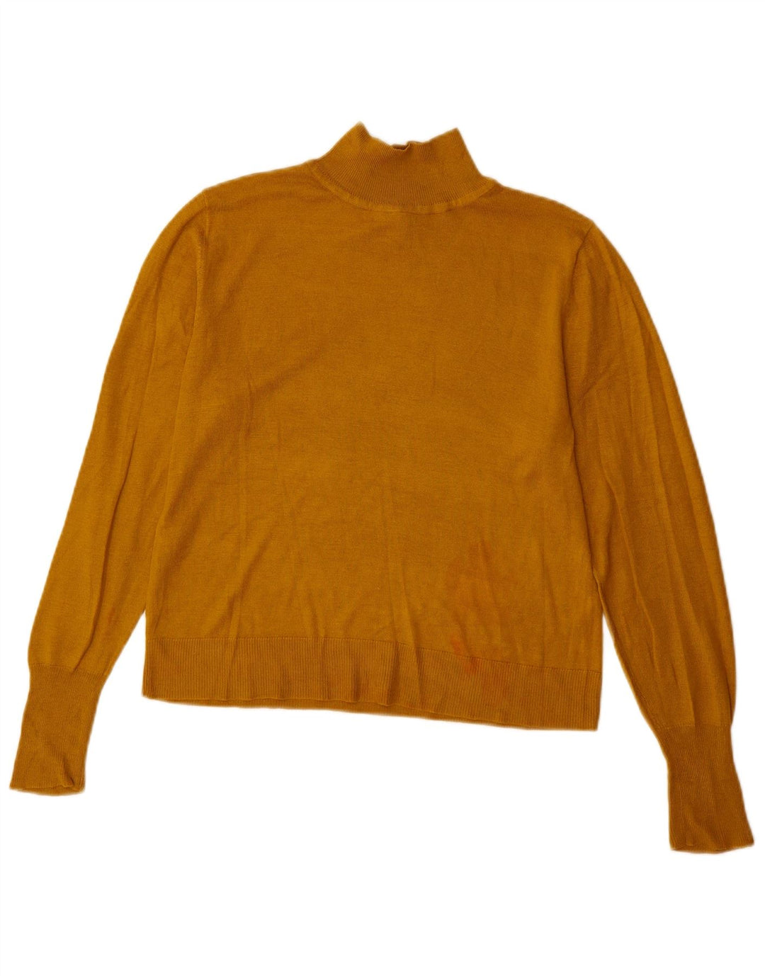 Maglione maglione collo alto da donna Zara UK 10 piccolo beige
