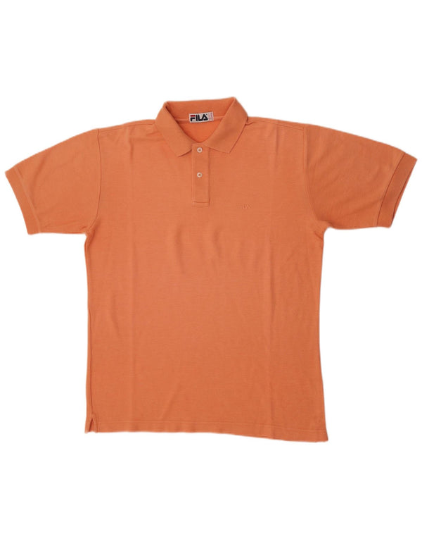 Polo Uomo Fila IT 48 Cotone Arancione Medio