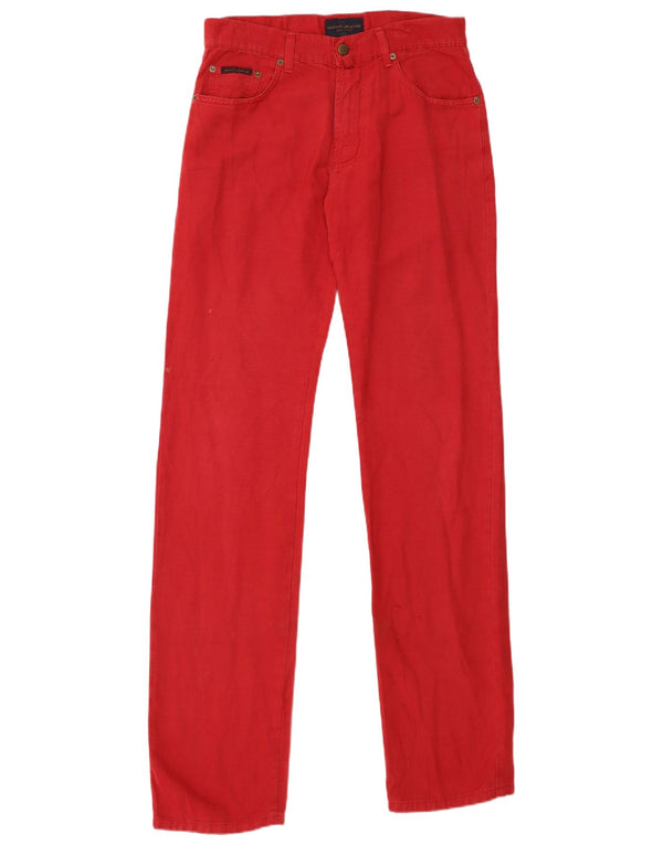 Pantaloni casual da uomo vestibilità regolare GANT W30 L36 cotone rosso