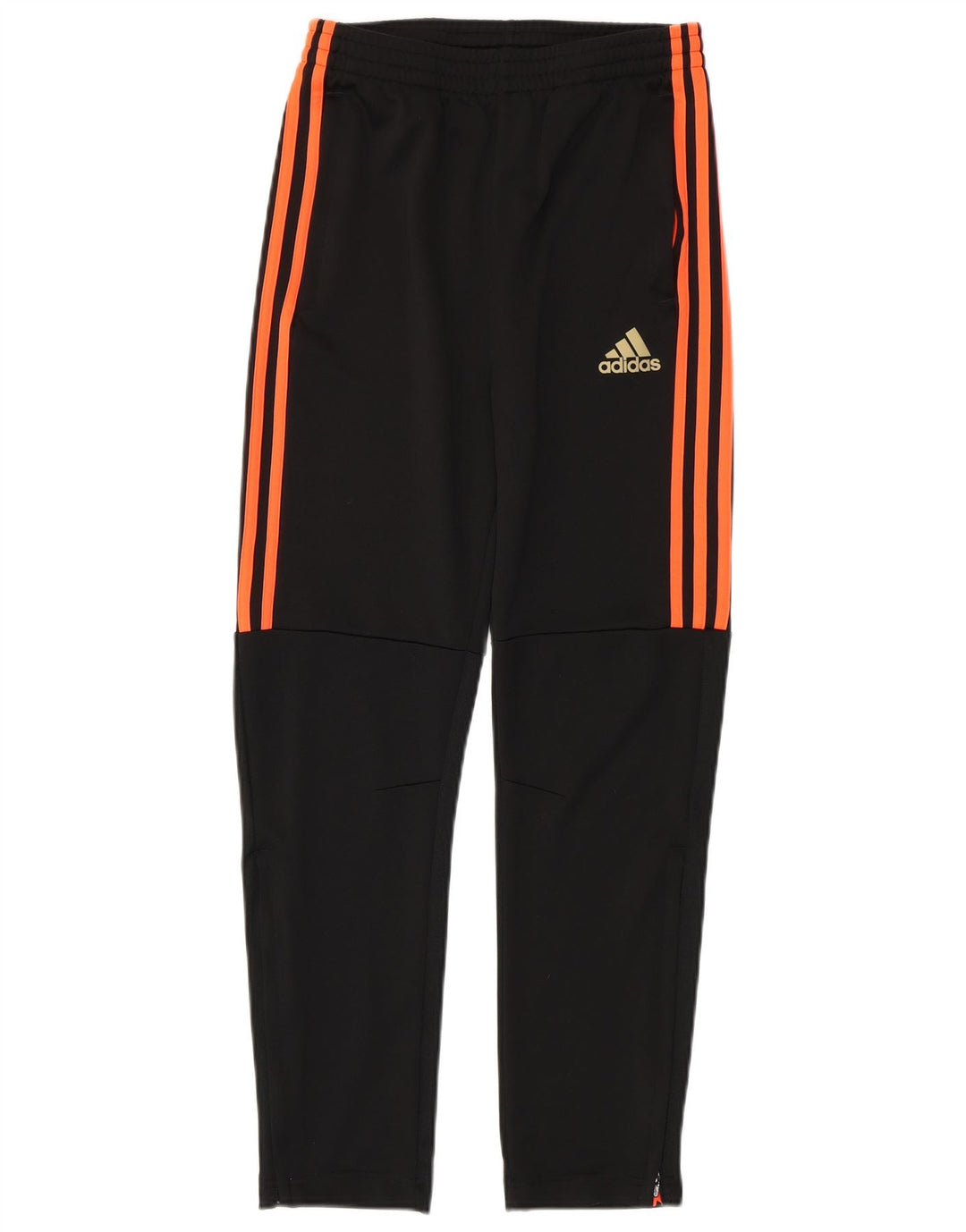 Pantaloni da tuta ADIDAS Climalite da ragazzo 13-14 anni Large in poliestere nero