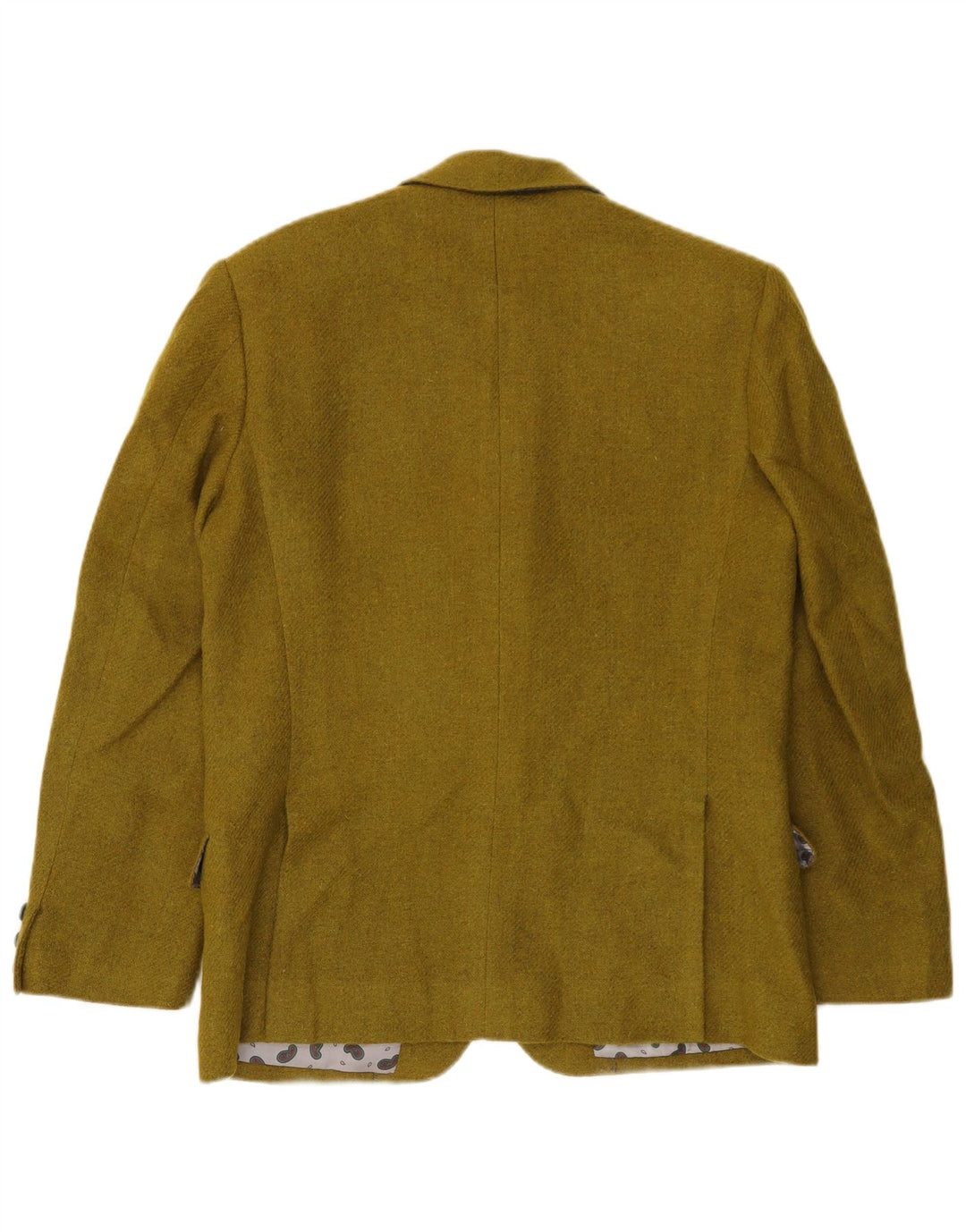 Giacca blazer vintage da uomo a 2 bottoni UK 38 verde medio