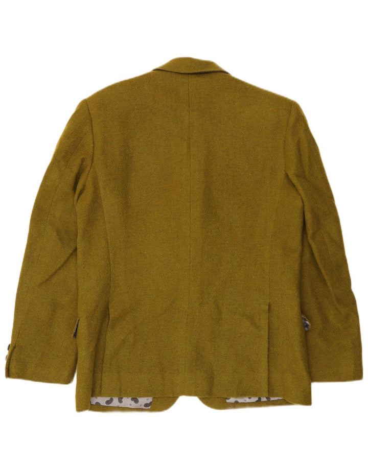 Giacca blazer vintage da uomo a 2 bottoni UK 38 verde medio