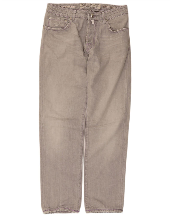Jeans dritti da donna Jacob Cohen W34 L30 cotone grigio