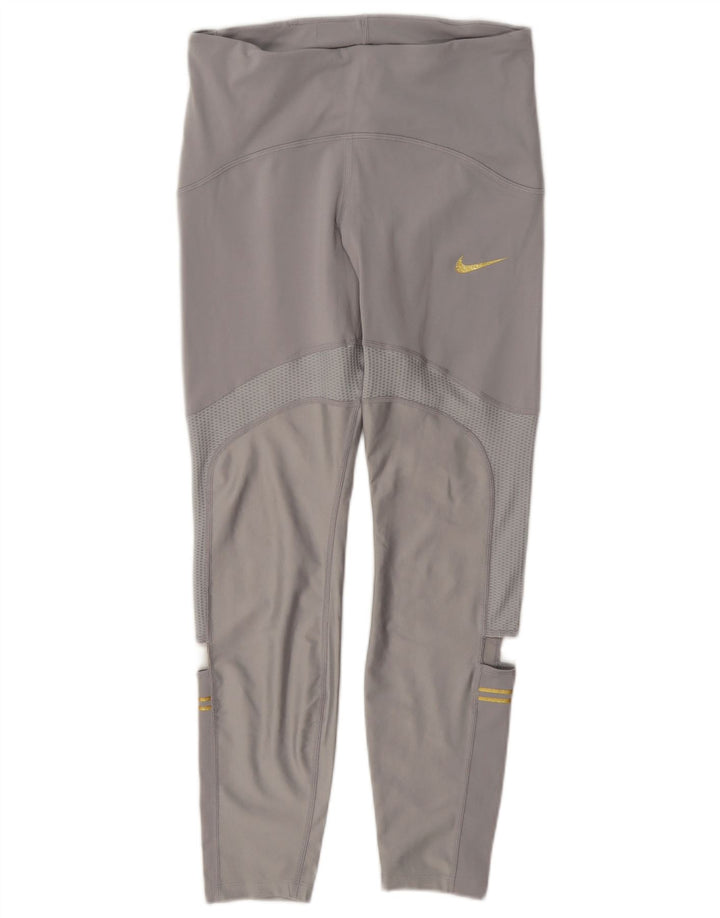 Leggings Nike Dri Fit da donna UK 12 Poliestere grigio medio