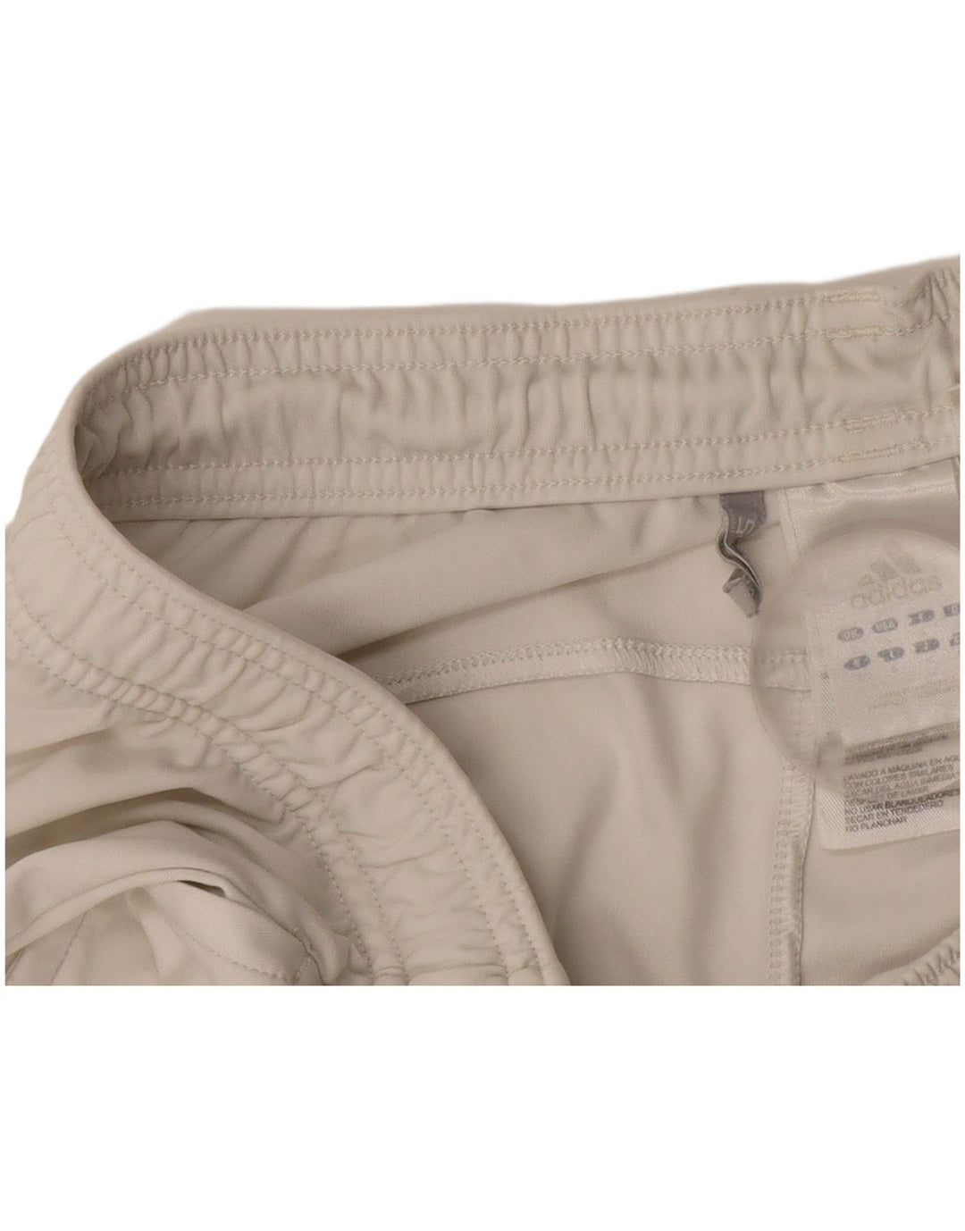 Pantaloncini sportivi Adidas Clima 365 da uomo piccoli in poliestere bianco