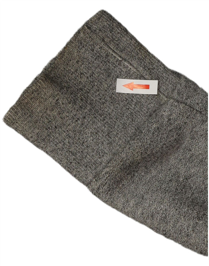 Maglione con cappuccio e zip da uomo Superdry in cotone grigio medio