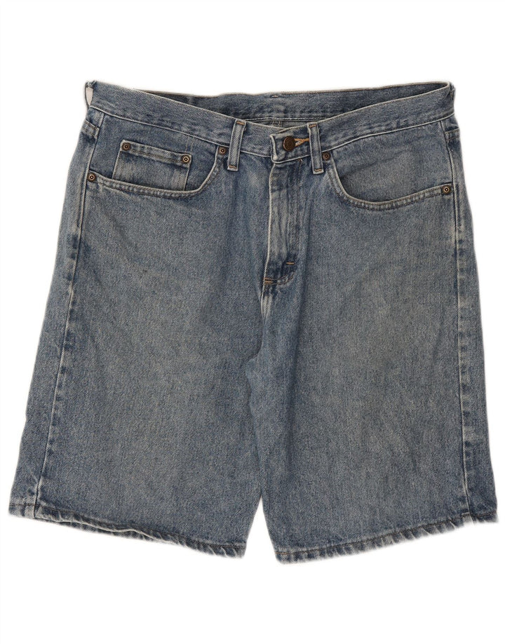 WRANGLER Mens Relaxed Fit Denim Shorts W33 Medium  Blue Cotton