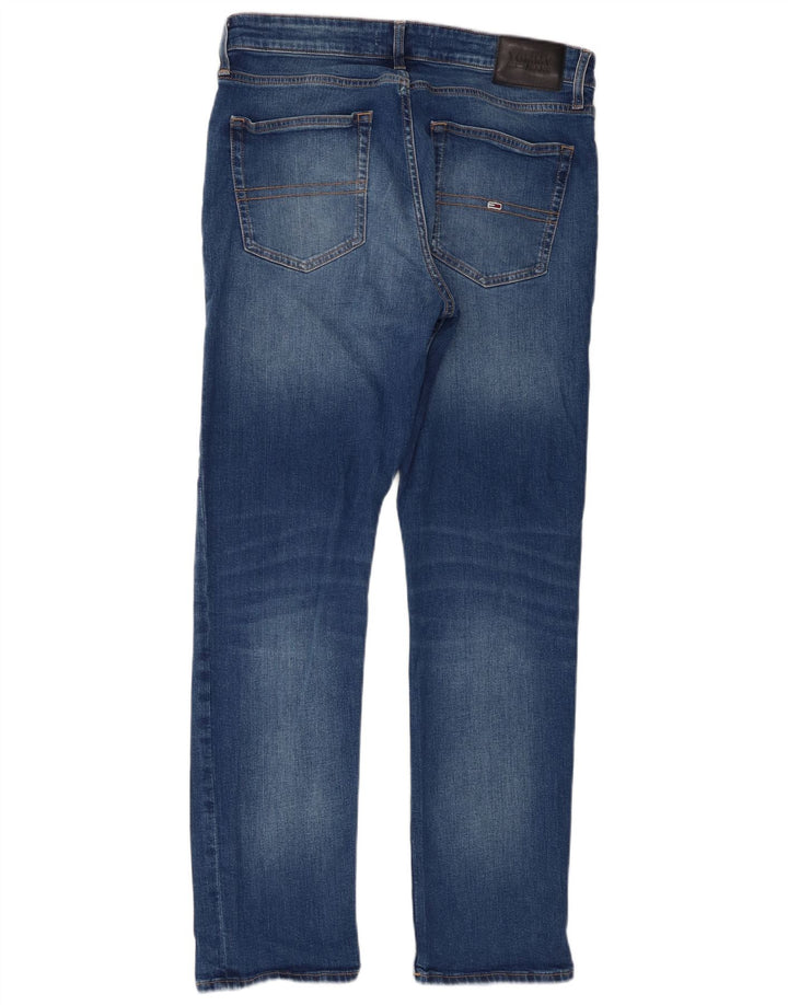 Tommy Hilfiger Uomo Ryan Regular Jeans dritti W34 L32 Cotone Blu