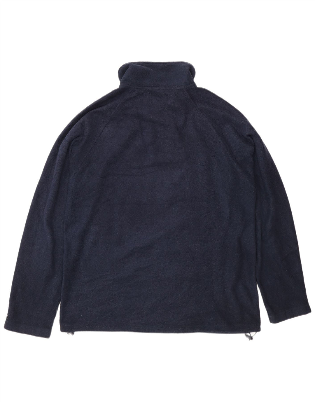 Maglione in pile Kappa da uomo con zip e collo grande blu navy