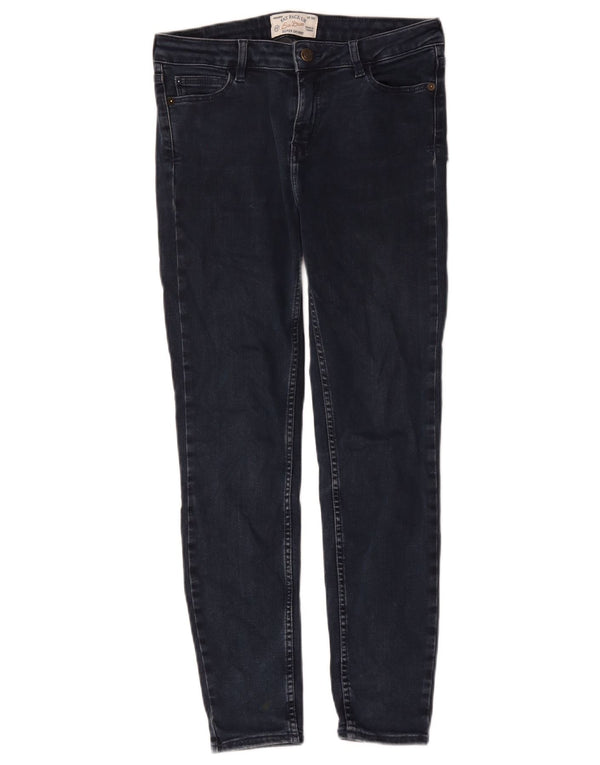 Jeans super skinny da donna Fat Face UK 10 Small W28 L29 Cotone blu navy