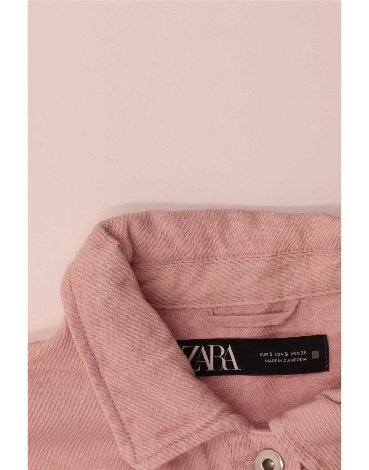 Giacca utility oversize da donna Zara UK 10 piccola rosa