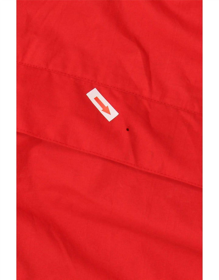 Cappotto mantella oversize da donna Puffa UK 18 XL Poliestere color block rosso