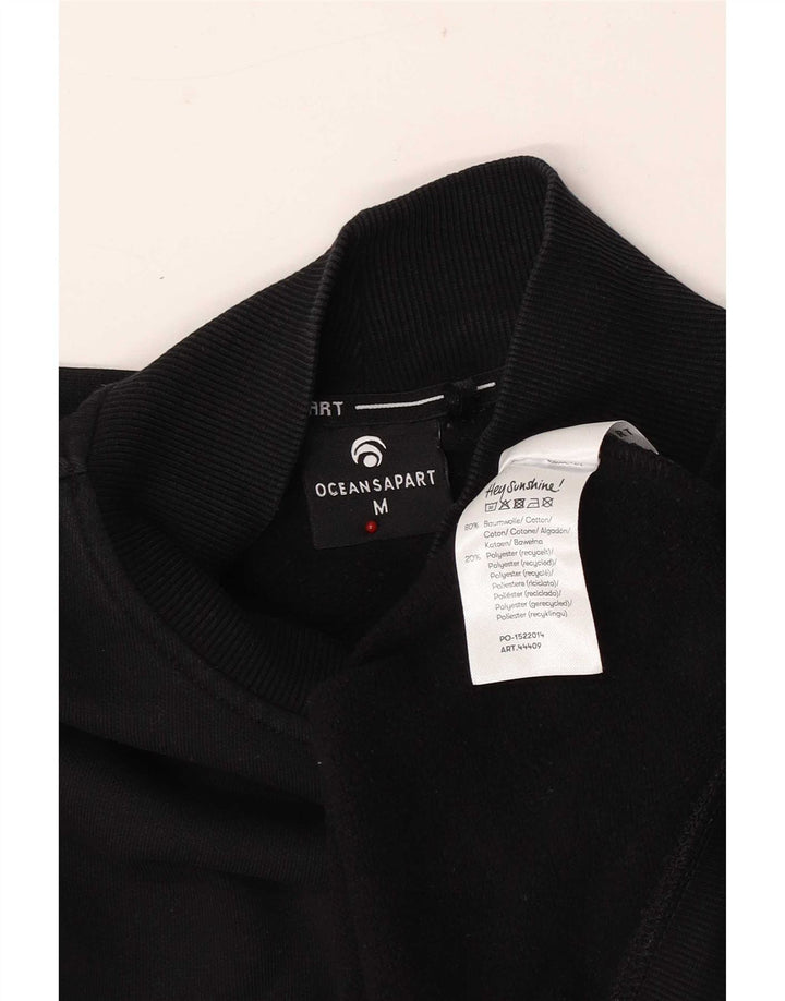 Felpa da uomo Oceansapart maglione medio cotone nero