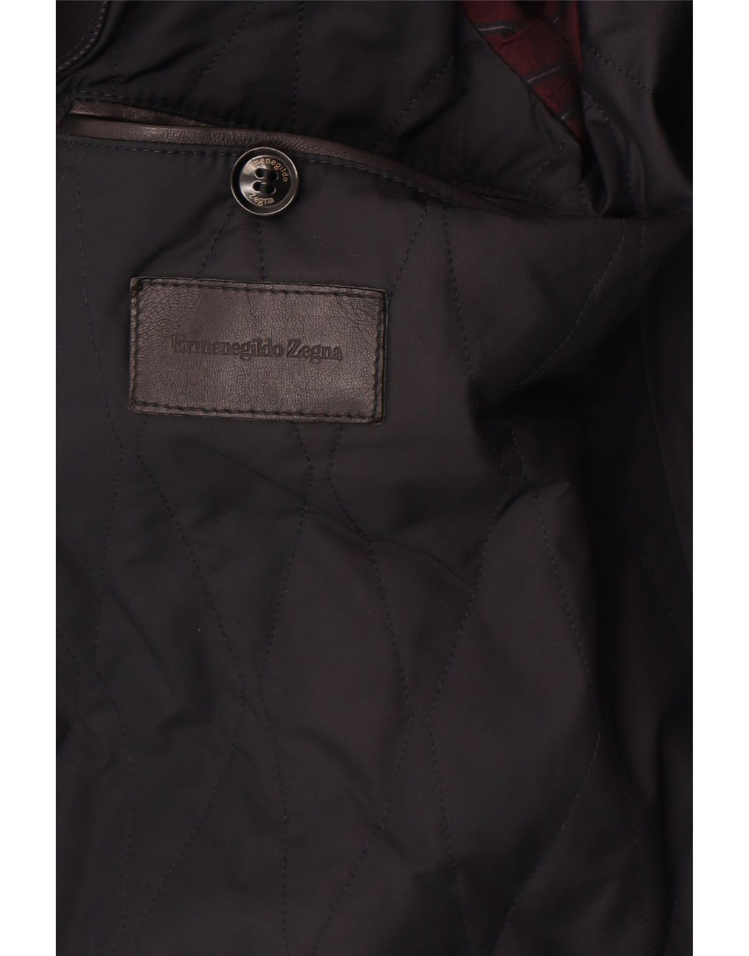 Giacca blazer da uomo a 2 bottoni Ermenegildo Zegna IT 48 Medio Blu Navy Classi