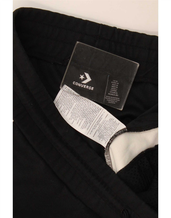 Converse Pantaloni da tuta da uomo Joggers Poliestere color block medio nero