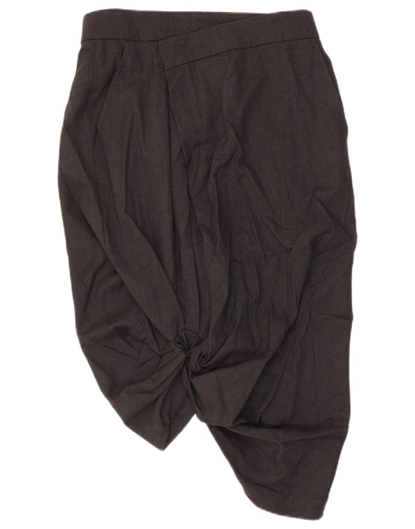 Gonna a palloncino da donna Max Mara UK 10 piccola W30 lana vergine grigia