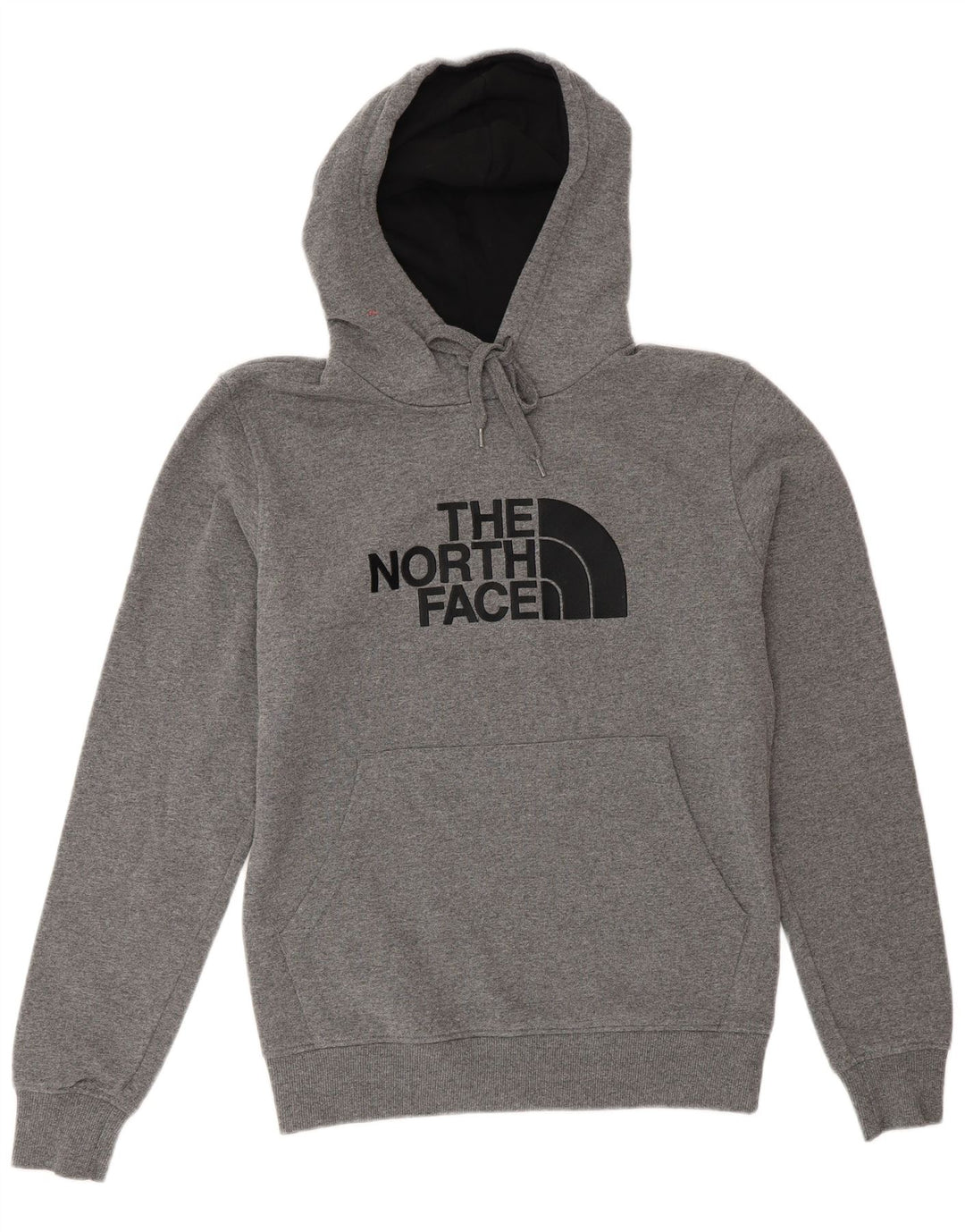 Felpa con cappuccio grafica da uomo The North Face piccola in cotone grigio