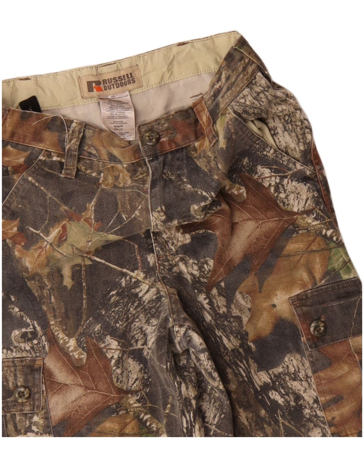 Pantaloni cargo da ragazzo Russell Athletic 10-11 anni W23 L25 Grigio medio
