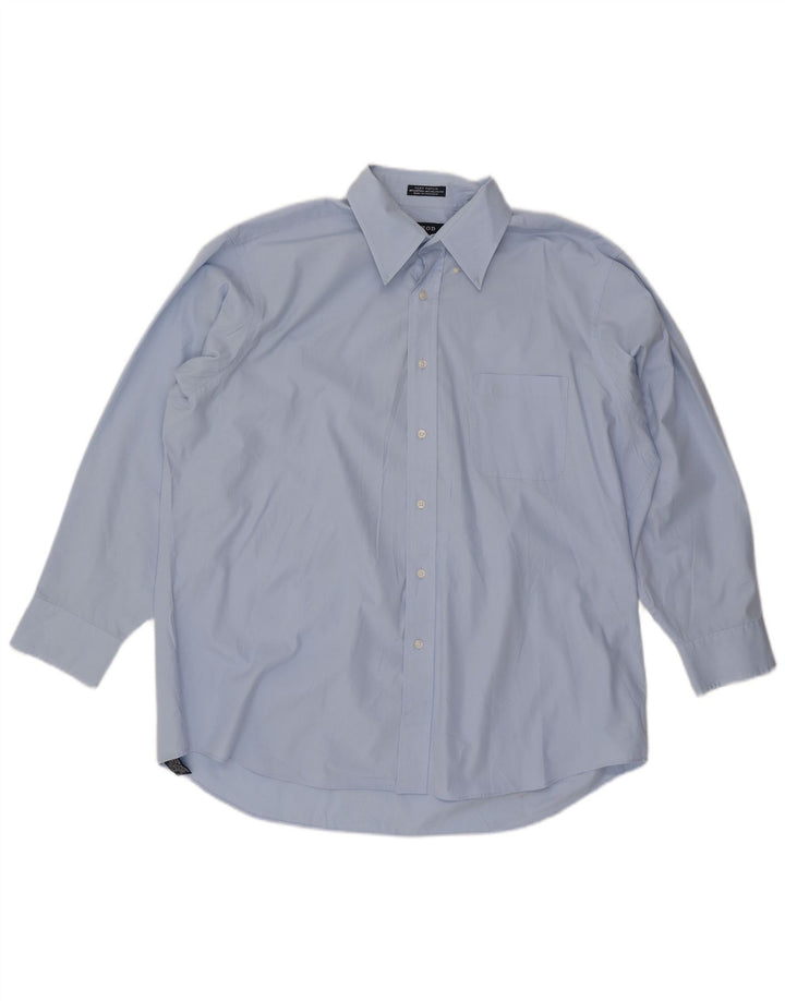 Camicia da uomo IZOD taglia 17 1/2 XL cotone blu