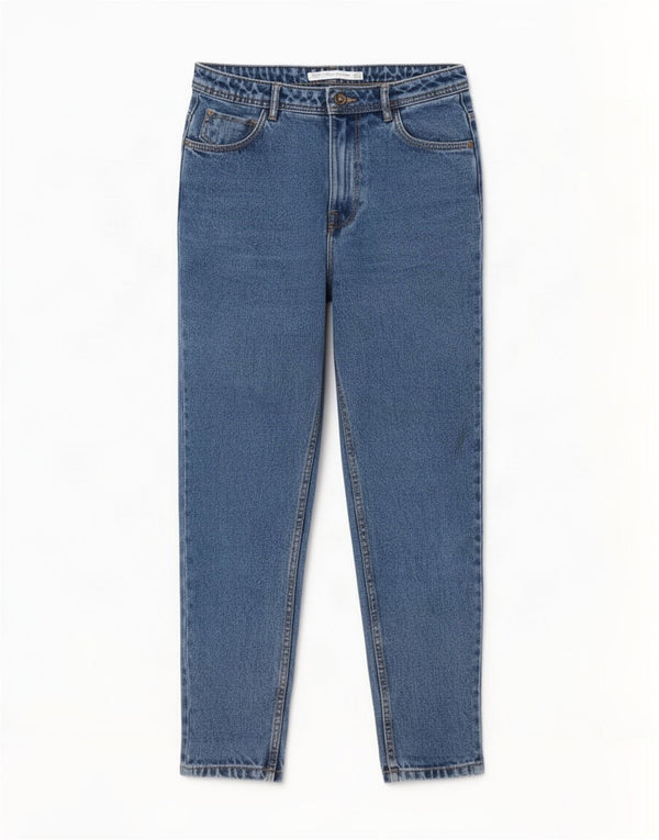 Jeans Zara Trafaluc da donna a vita alta EU 36 XS W26 L28 Cotone blu