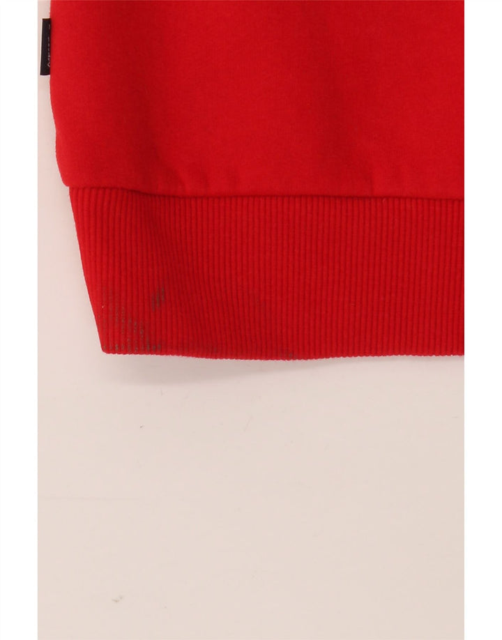 Felpa con cappuccio grafica da donna Superdry UK 10 Small rossa