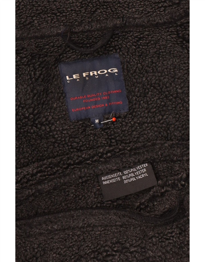 Giacca utility da uomo Le Frog UK 38 poliestere nero medio