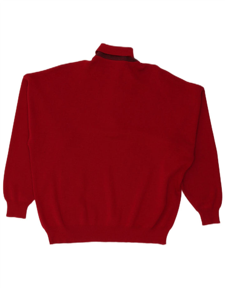 Maglione da uomo con collo alto Il Granchio XL rosso