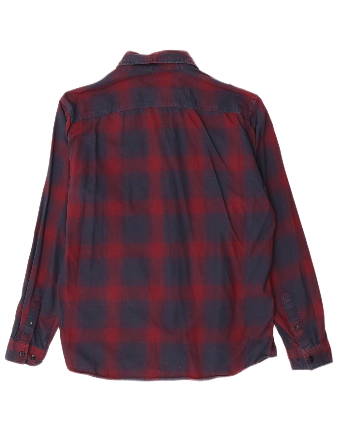 Camicia da uomo in flanella Jack & Jones grande in cotone scozzese blu navy