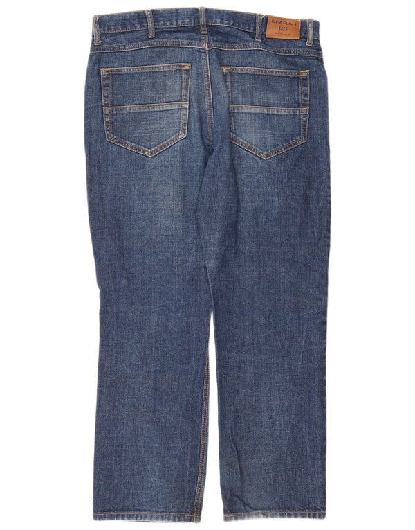 Jeans dritti da uomo Farah W36 L30 cotone blu