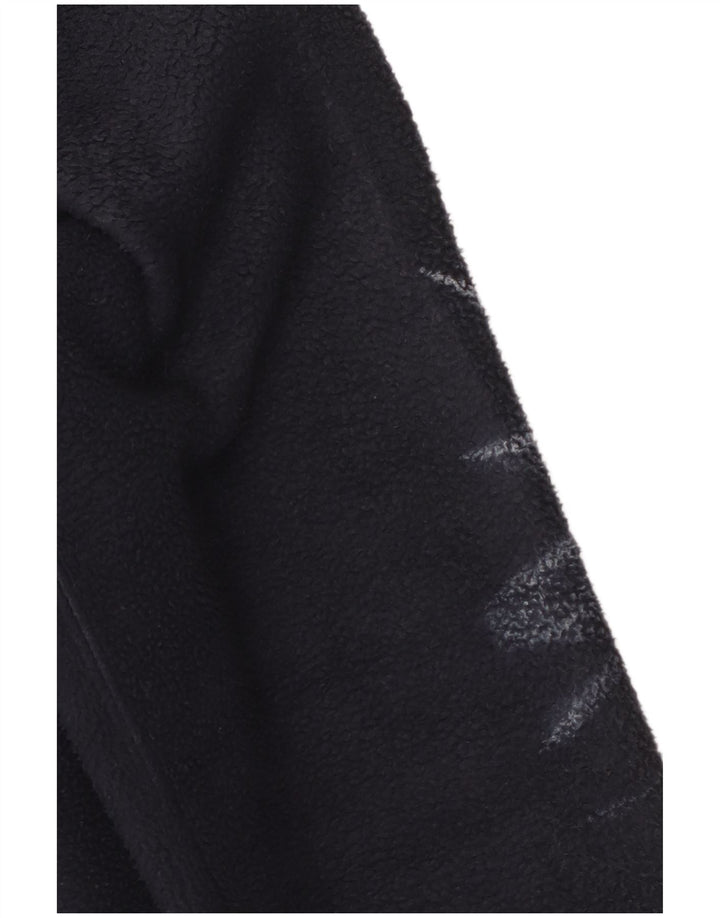 Giacca in pile da uomo Abercrombie & Fitch UK 38 poliestere medio blu navy