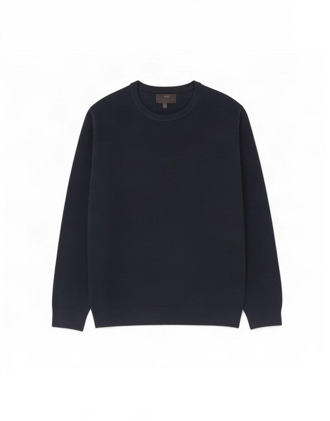 Maglione maglione girocollo da uomo Marks & Spencer grande blu navy in cashmere
